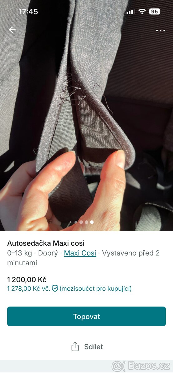 Autosedačka Maxi Cosi - 8