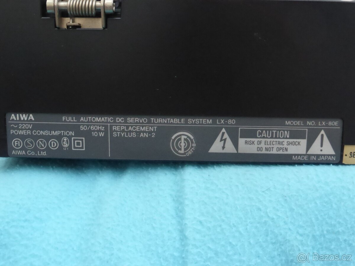 Gramofon AIWA LX-80 kvalitní automat s předvolbou - 8