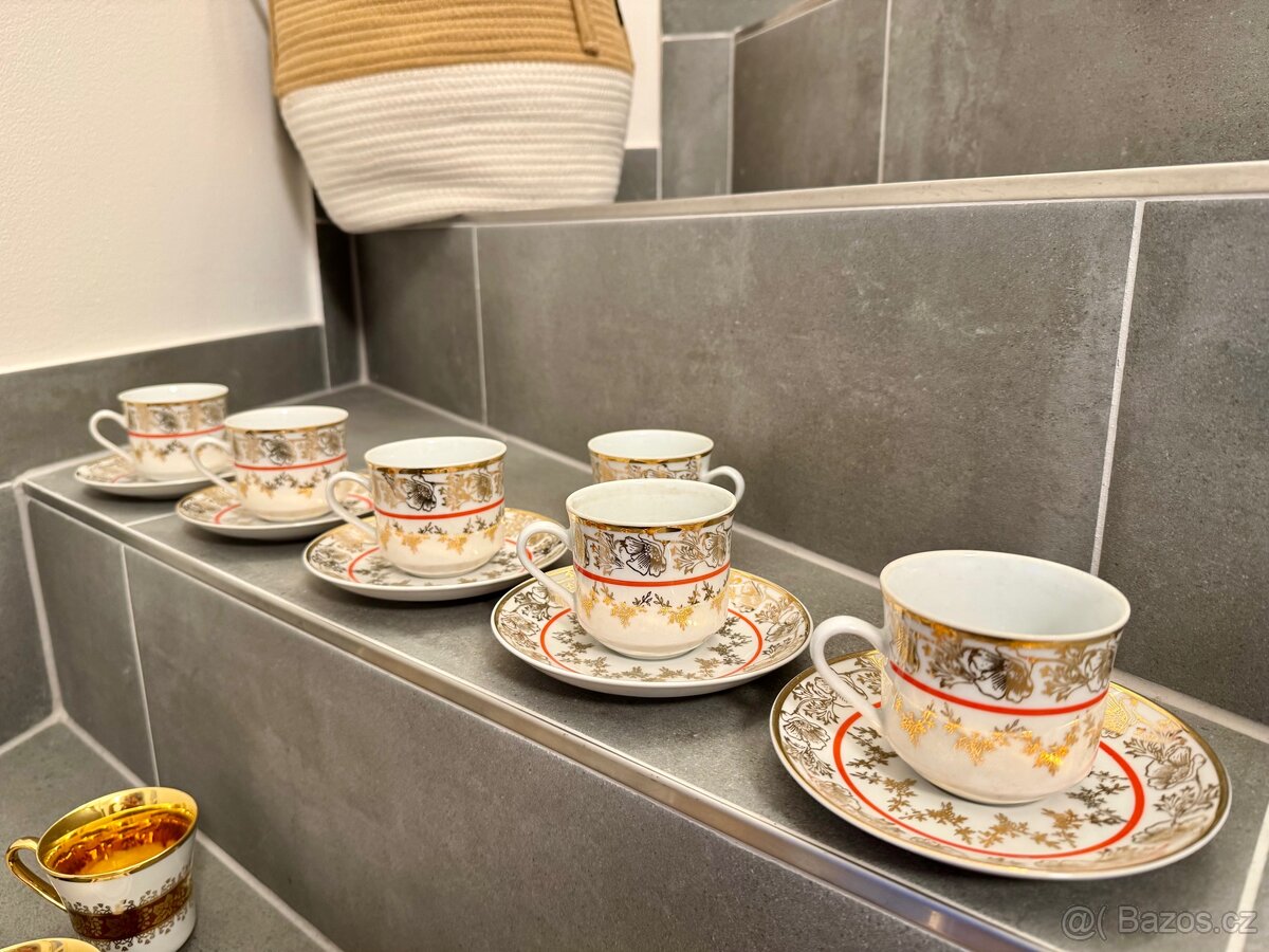 3 porcelánové kávové sety (možno koupit jednotlivě) - 8