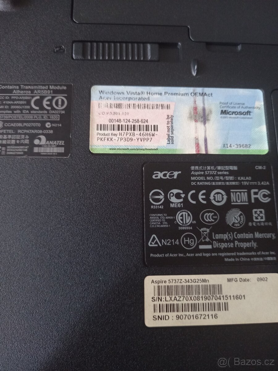 Acer aspire 5737Z - 8
