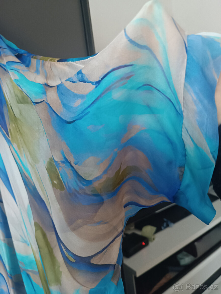 Hedvábná halenka UNI - 8