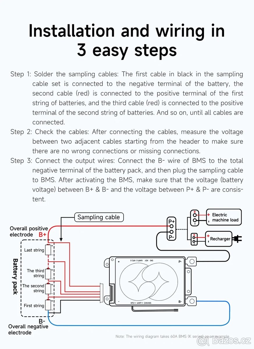 Daly Smart BMS LiFePo4 4S 12V - 8