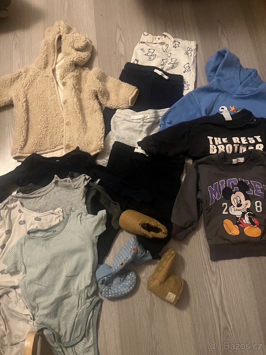 Velke mnozstvi detskeho obleceni 68-80 vel. - 8