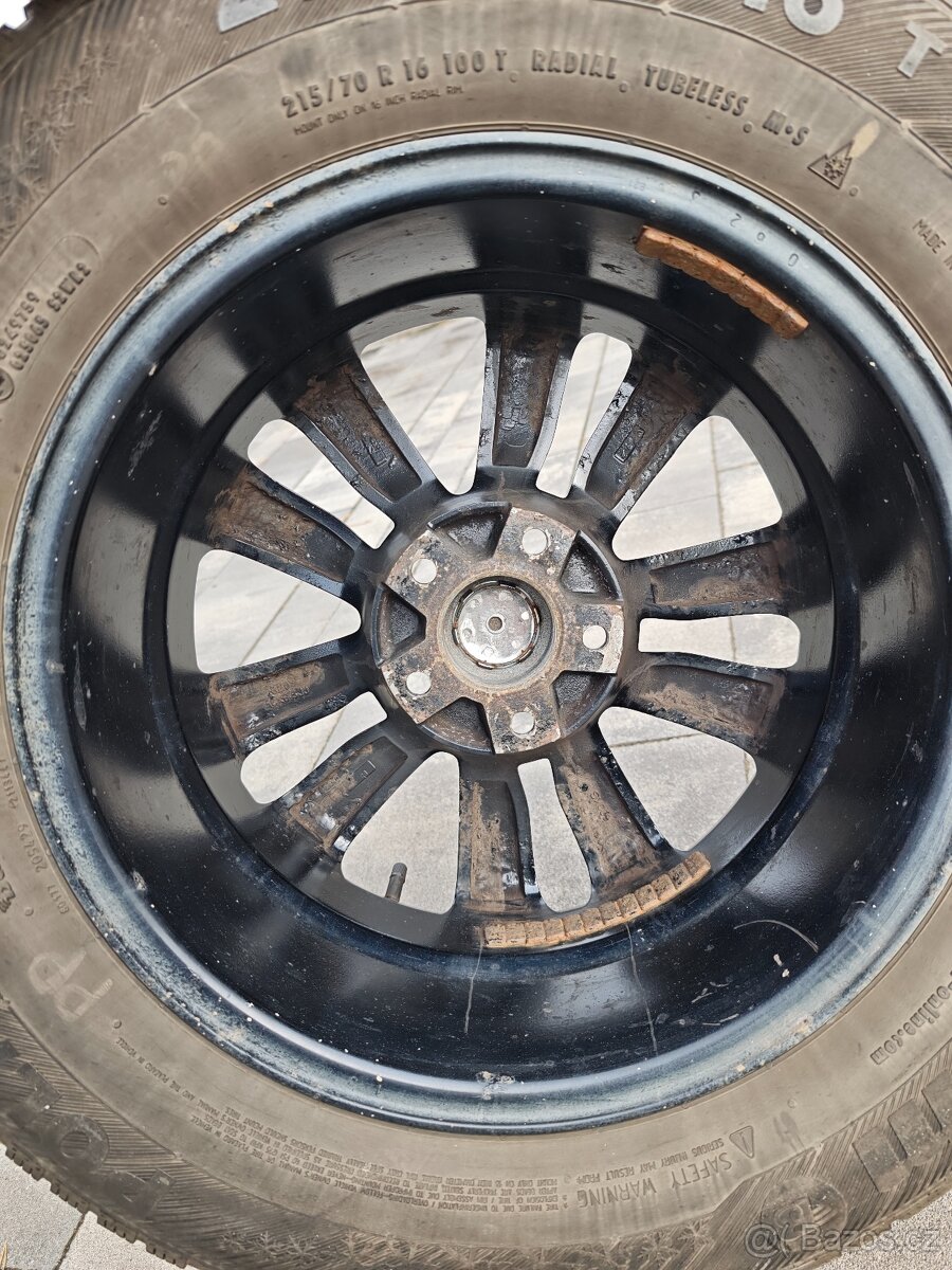 Alu kola Kia Sportage + zimní pneu 215/70 R16 - 8