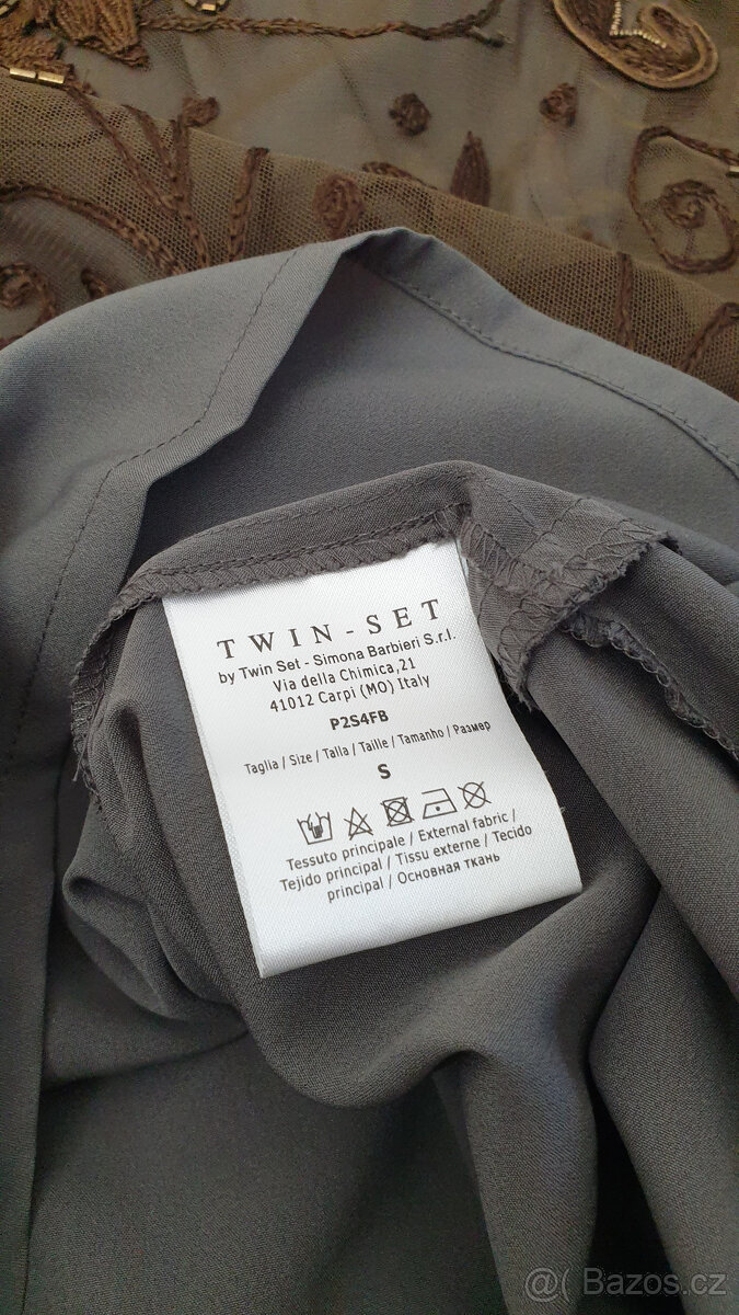 Luxusní vyšívaný top 3v1 S / 36 / 8·Nový ·Twin Set - 8