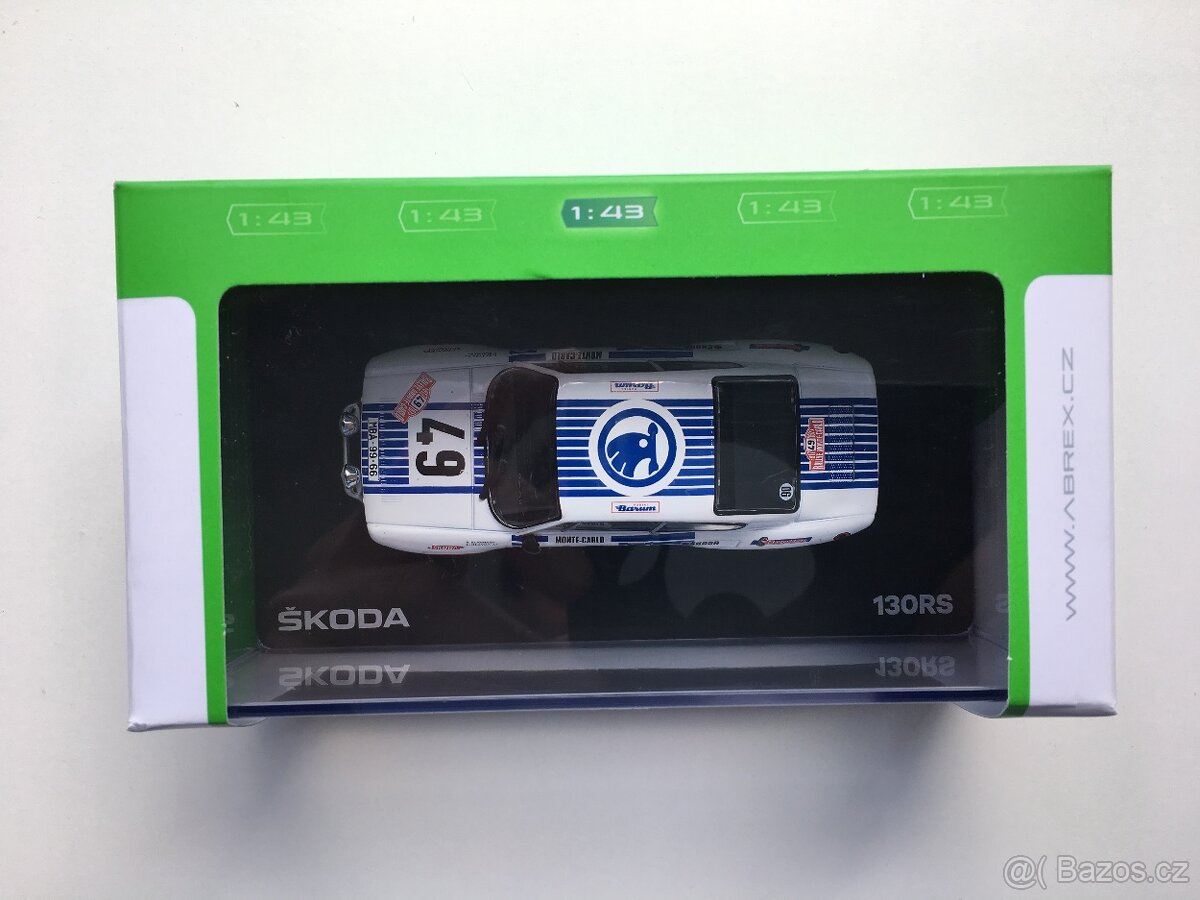 Model ŠKODA 130RS "RMC 1977" č.49 Abrex 1/43 - 8