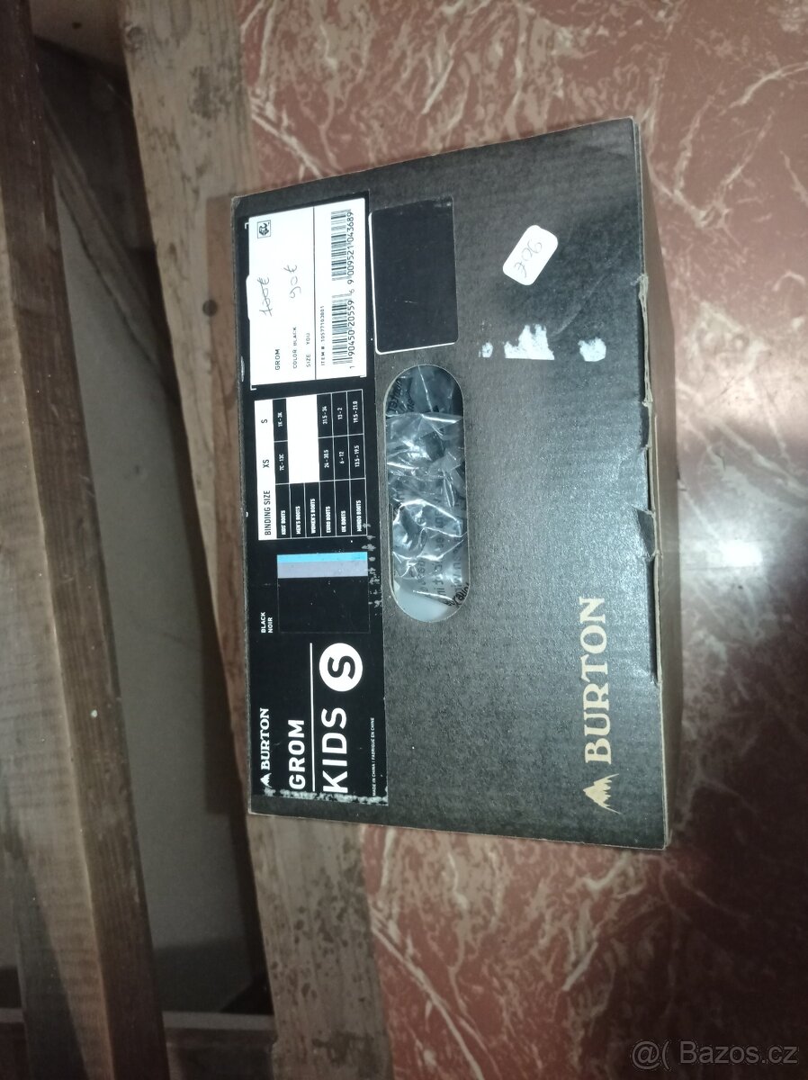 Prodám snowboard set BURTON 110cm - 8