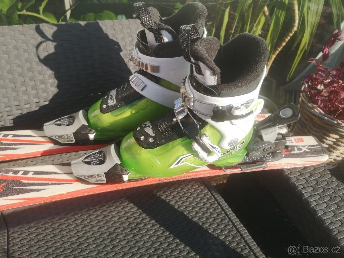 Dětské lyže + boty - 8