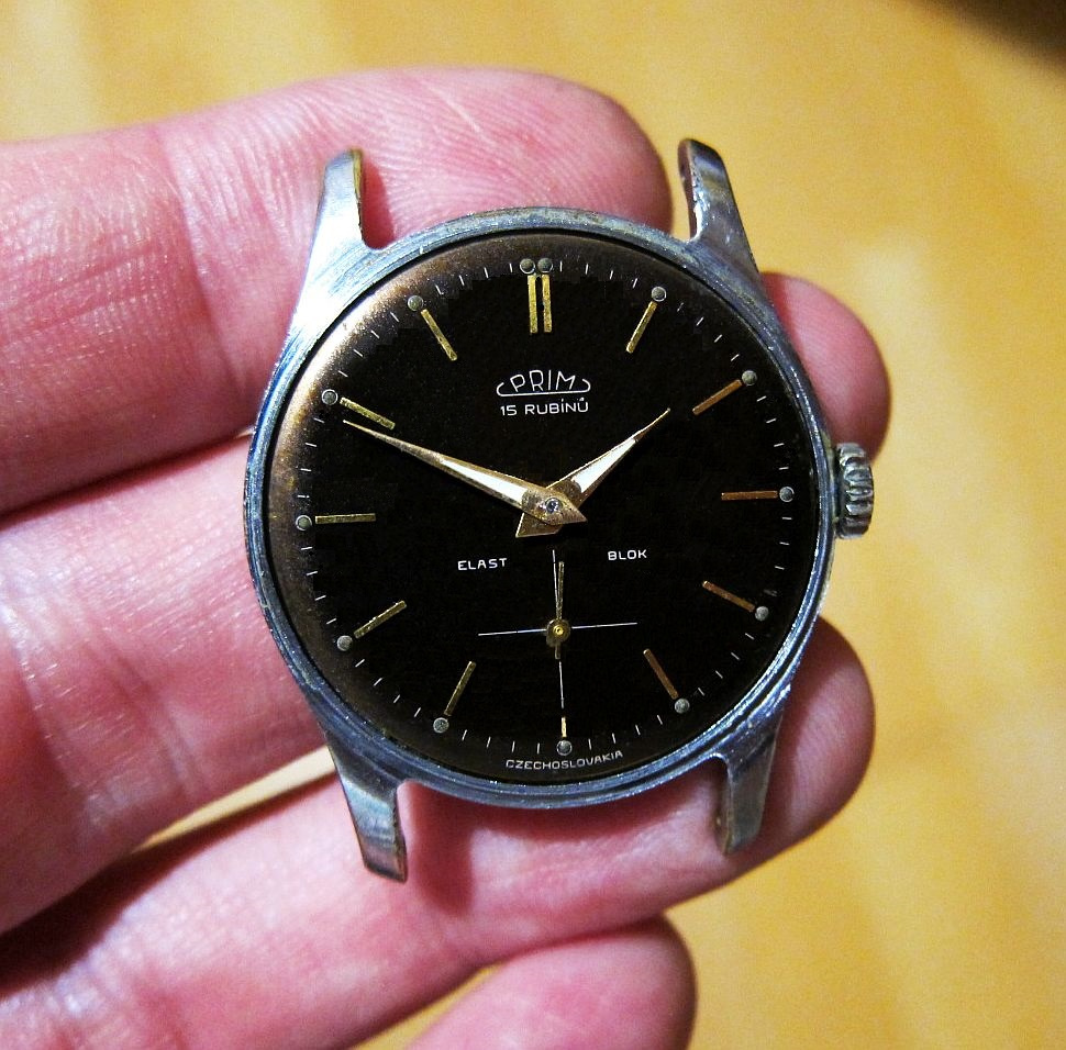Ultra vzácné hodinky PRIM POSPARTAK ELAST BLOK LUMINISCENČNÍ - 8