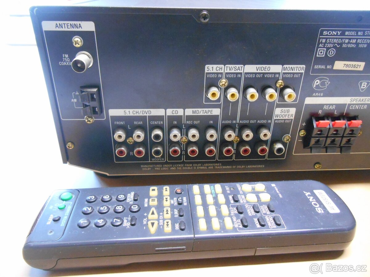 sony 5.1-receiver-AVstr-de345 DolbyProLogic+CD+repro 3pásmo. - 8