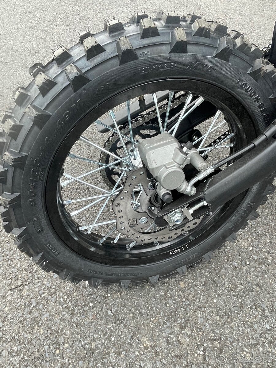 Pitbike Zuumav K3 140cc 17/14 - oranžová - 8