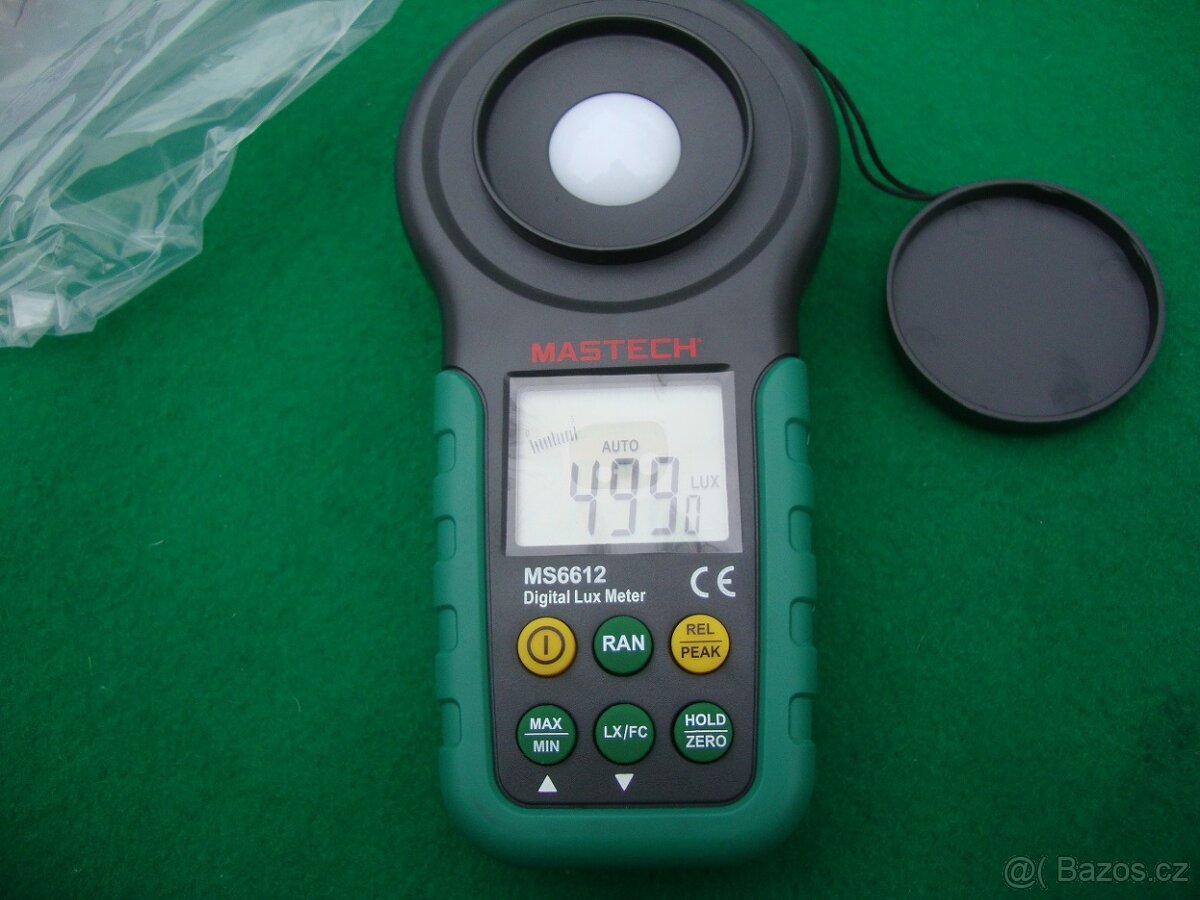 Mastech MS6612 Profesionální Luxmetr 0 - 200 000 Lux nový - 8