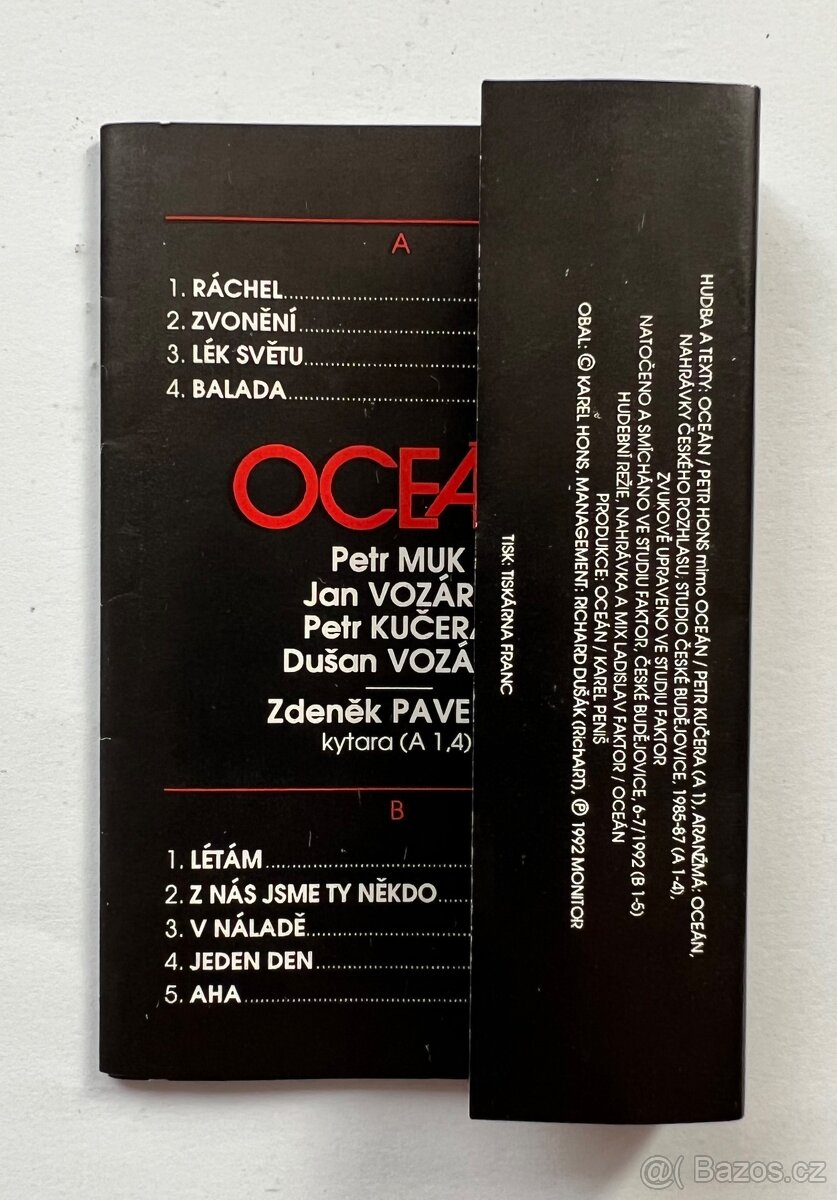 Oceán 2 1/2 MC kazeta 1992 Petr Muk - 8