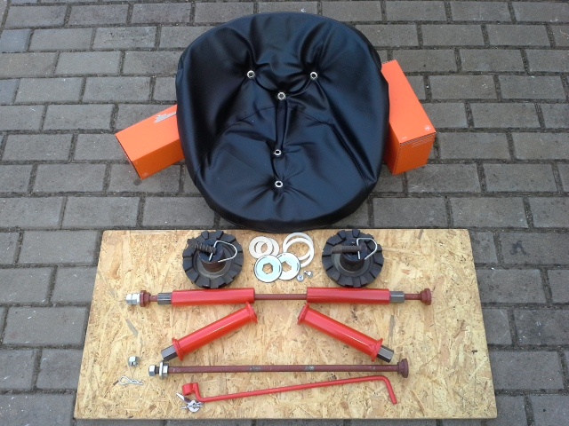 SEDÁK A POTAH na 4x4 malotraktor, možno i samostatně - 8