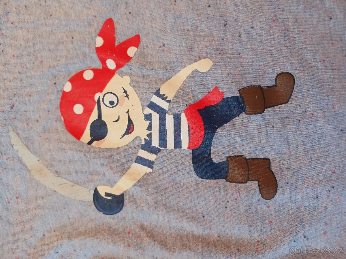 4x Triko dlouhý rukáv 104 - 8