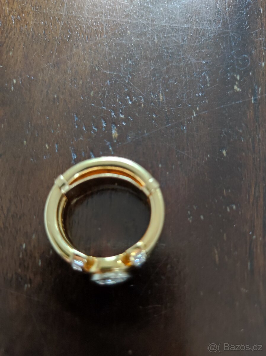 PRODÁM DÁMSKÝ ZLATÝ PRSTEN 18 KARÁT. - 8