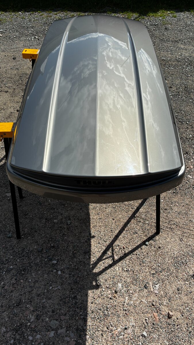 THULE DYNAMIC 800 TMAVĚ ŠEDÁ METALÍZA-LESK,TOPSTAV,JAKO NOVÝ - 8