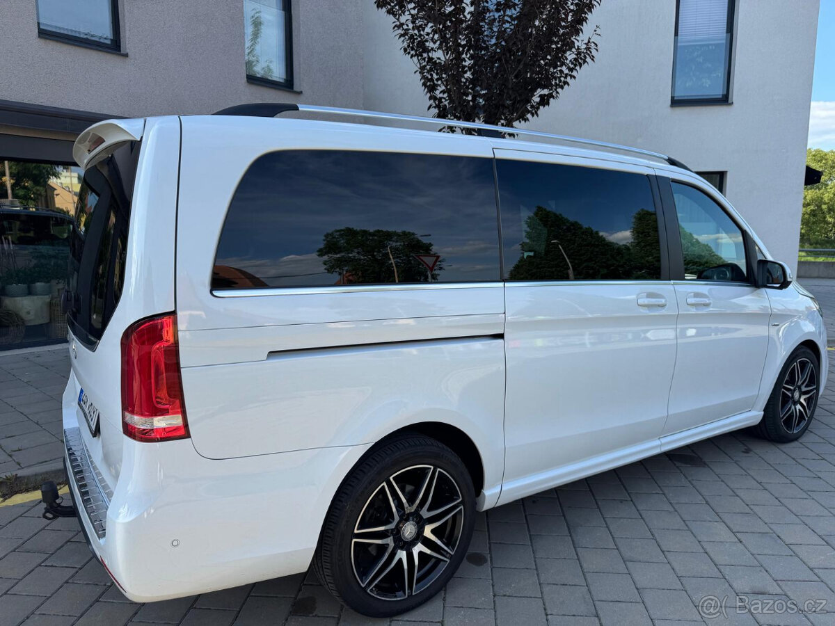 V250d AMG paket full LED kamery ACC webasto BURMASTER tažne - 8