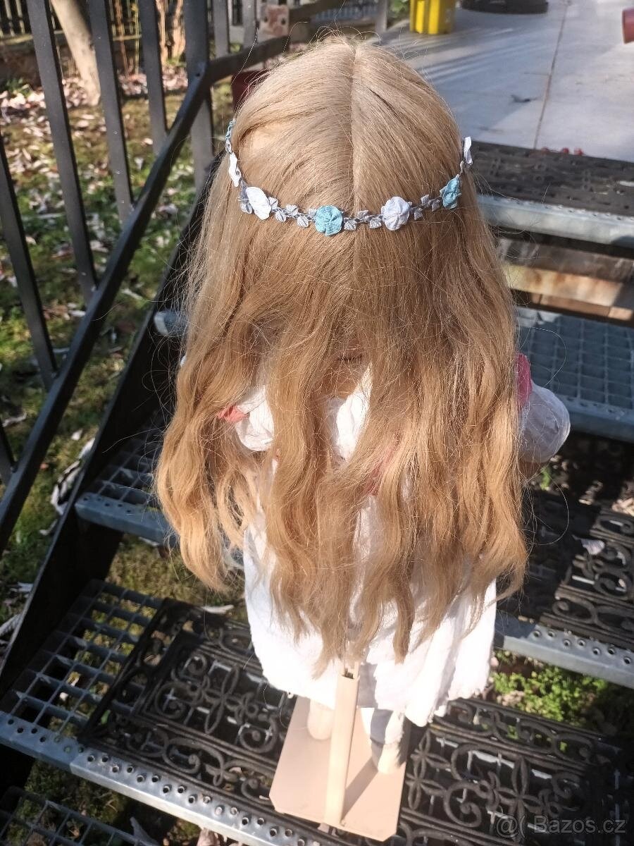 Velká starožitná "česká" panenka Plass§Roesner - 80 cm - T - 8