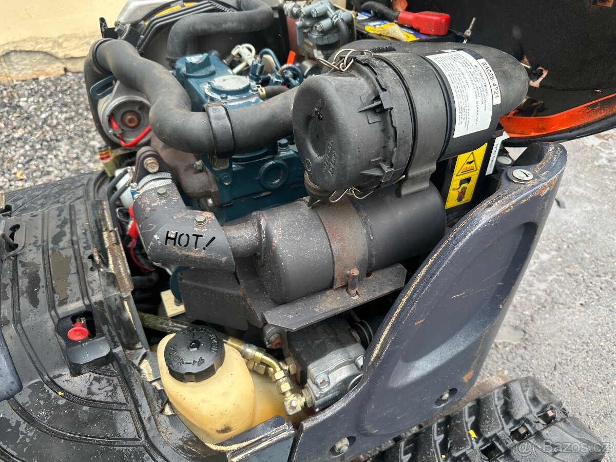Minibagr Kubota U10-3,2007, 1120kg - 8