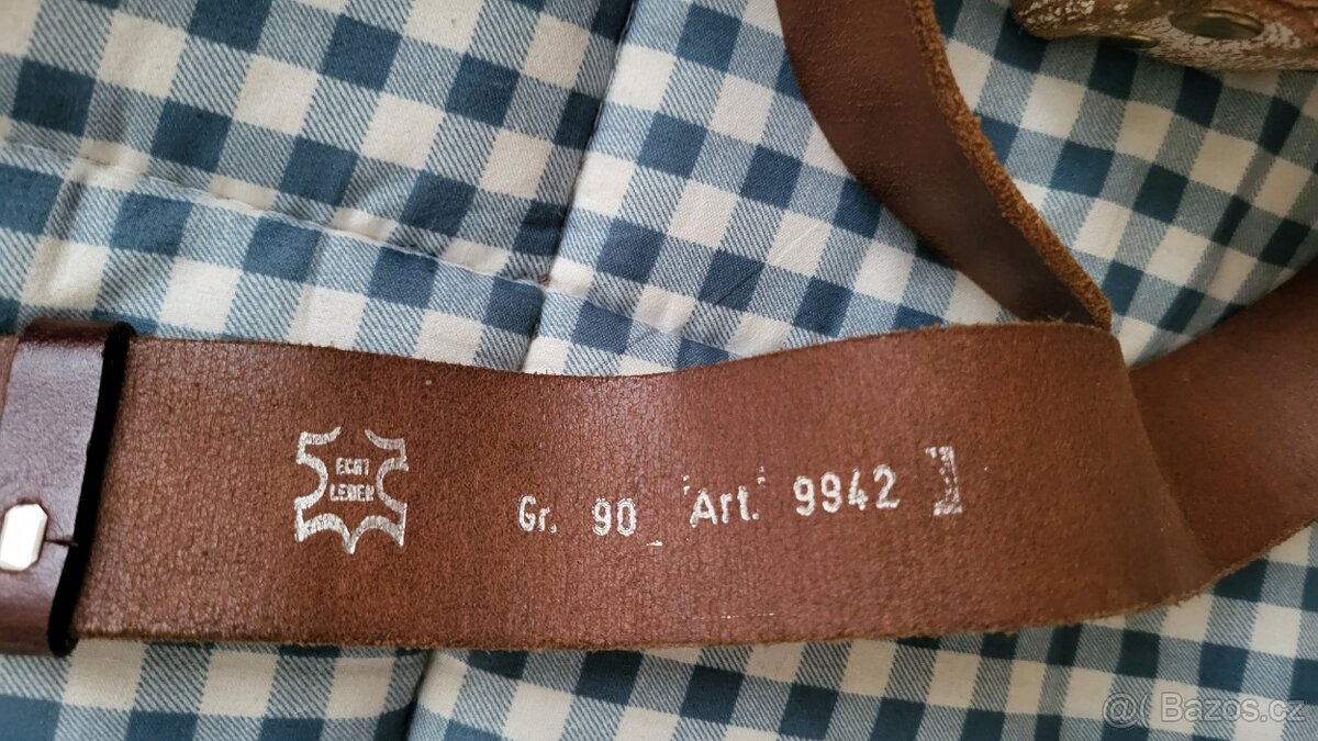 Kožené pásky s přezkou - 8