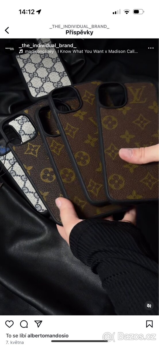 kryt na iPhone 16pro max Louis Vuitton - originál - 8