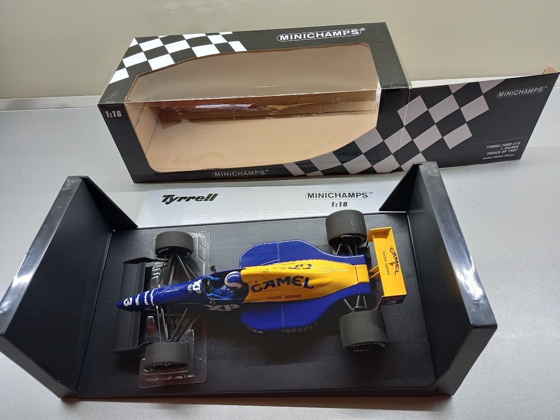 F1 TYRRELL FORD 018 CAMEL - PALMER GP FRANCIE 1989 1:18 - 8