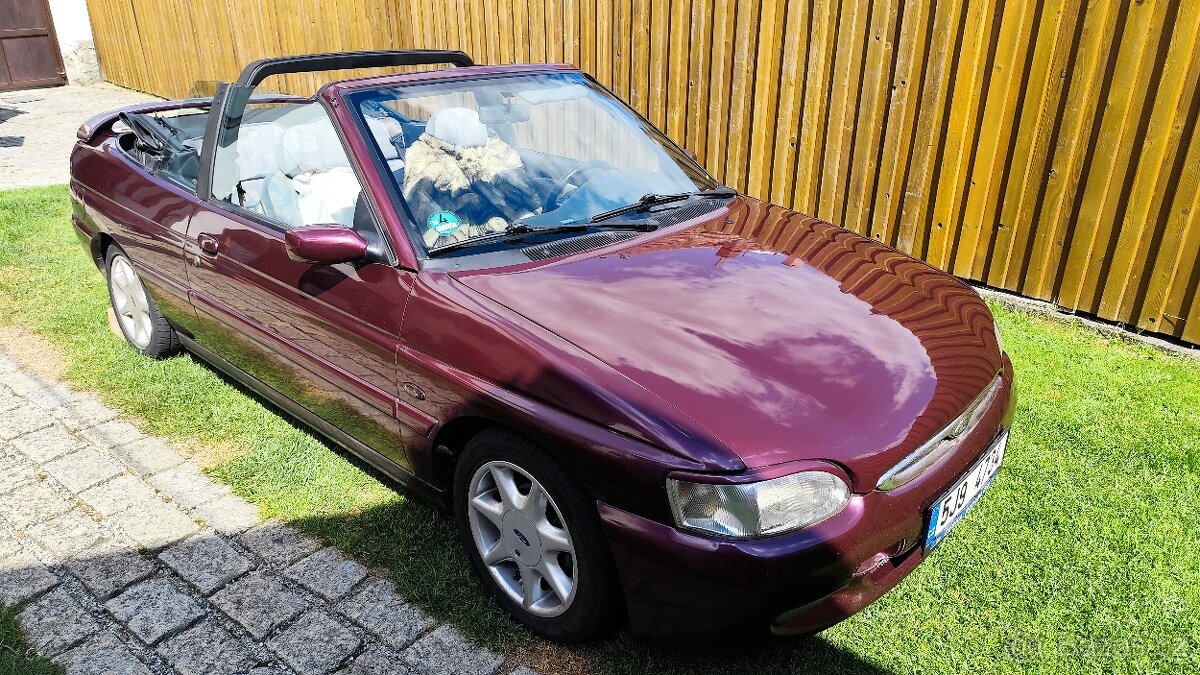 Ford Escort cabrio, rok 1995, najeto 19500 km - 8