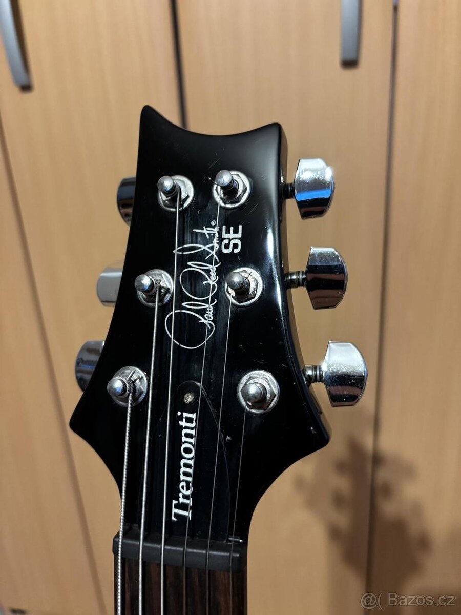 PRS SE Tremonti Violin Top Carve Charcoal Burst - 8