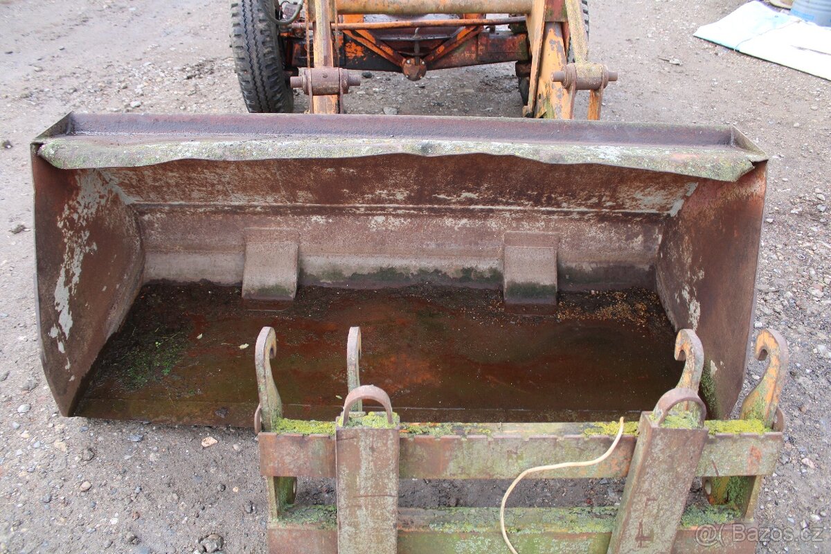 Zetor 7211 čelní nakladač ln 7211 lopata deska s vidlemi - 8