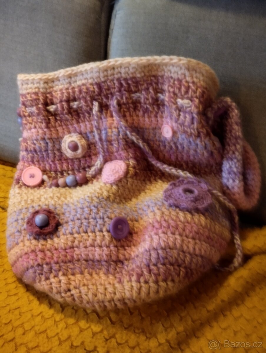 Háčkovaná kabelka - 8