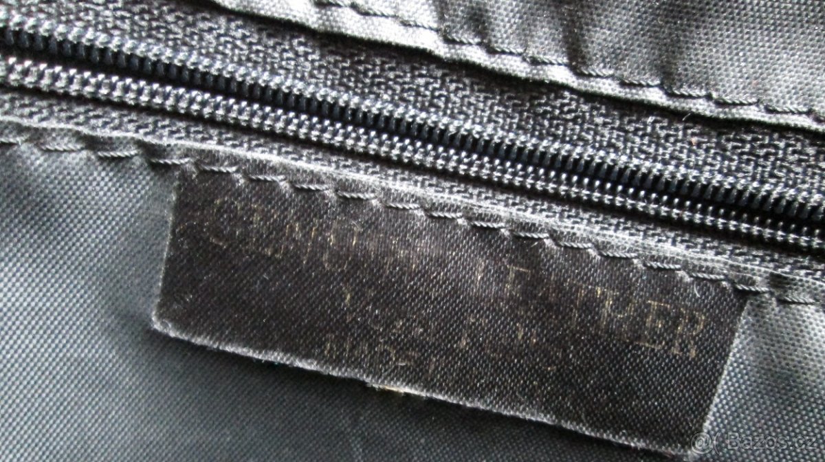 Kabelka styl Birkin, černá kůže. P R O D Á N O - 8