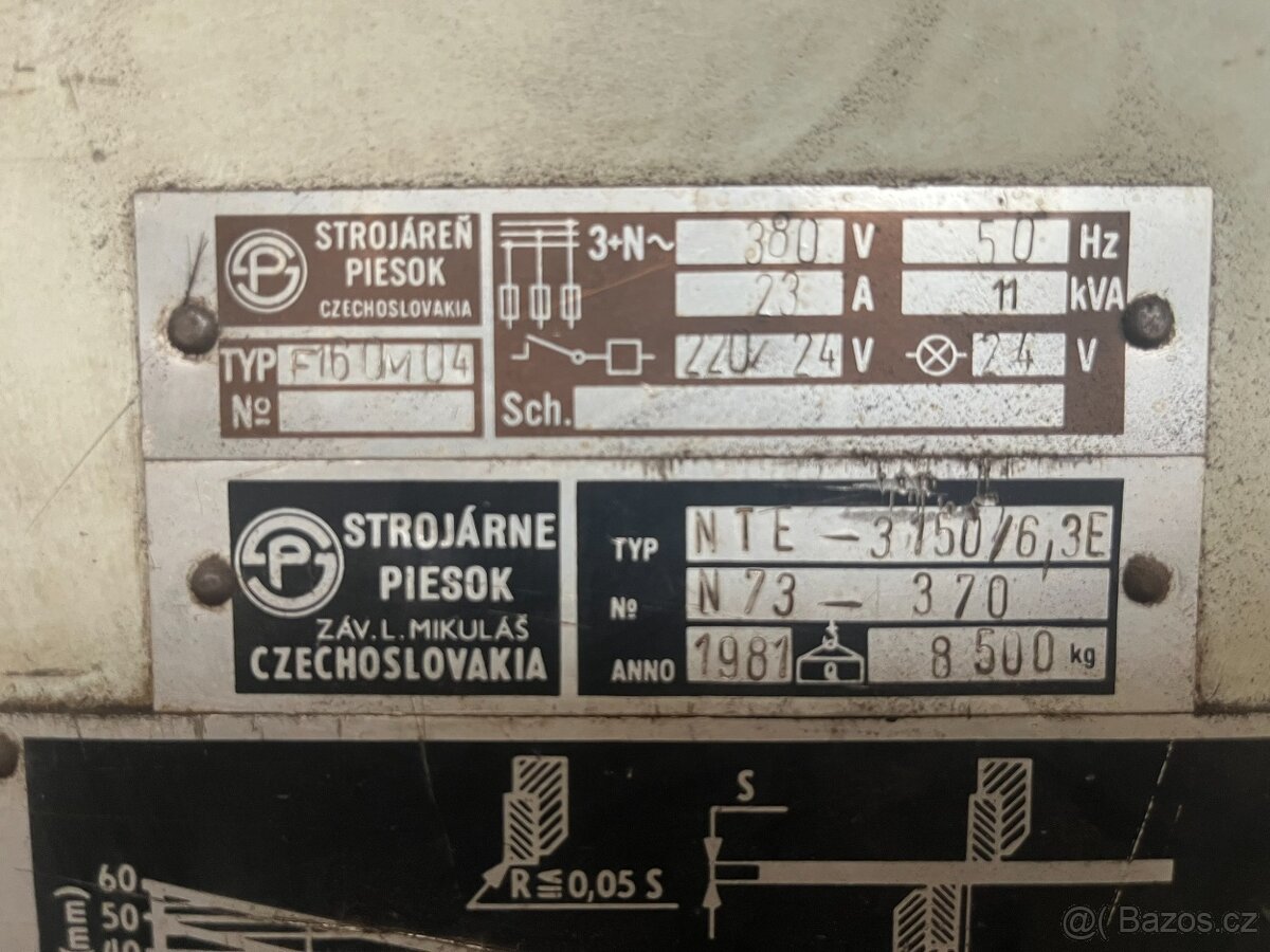 Tabulové nůžky NTE 3150/6,3E - 8