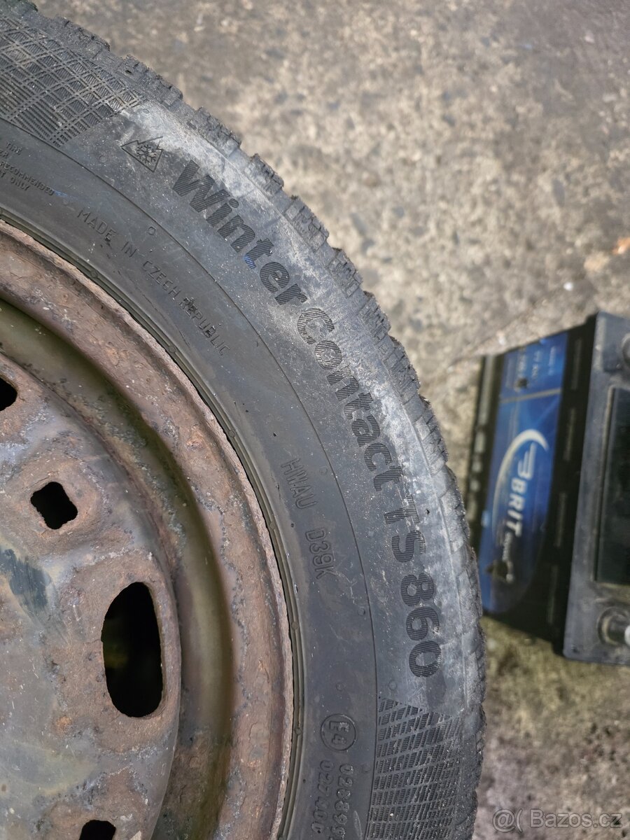 ZIMNÍ SADA 5X100 165/70R14 M+S - 8