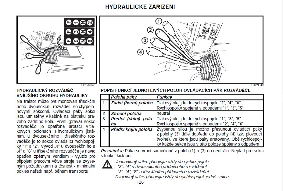 Prodám návod k obsluze a údržbě Zetor Forterra HSX 100-140 - 8