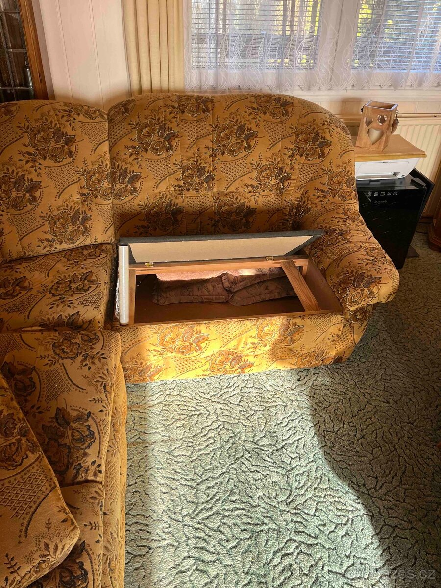 Rohová sedačka + křeslo za odvoz - 8