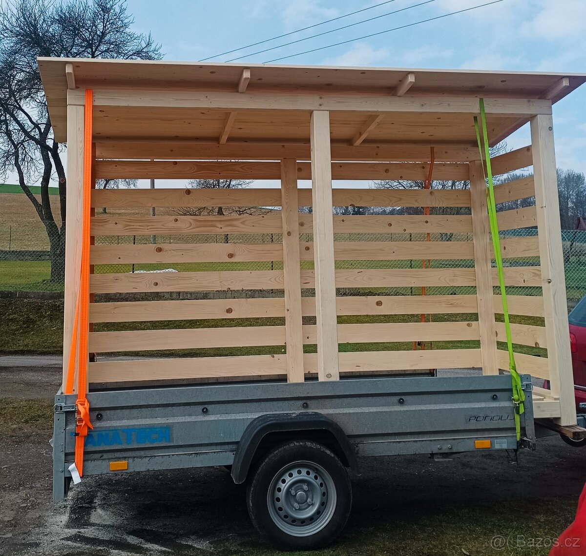 Dřevník - přístřešek na dřevo - 8