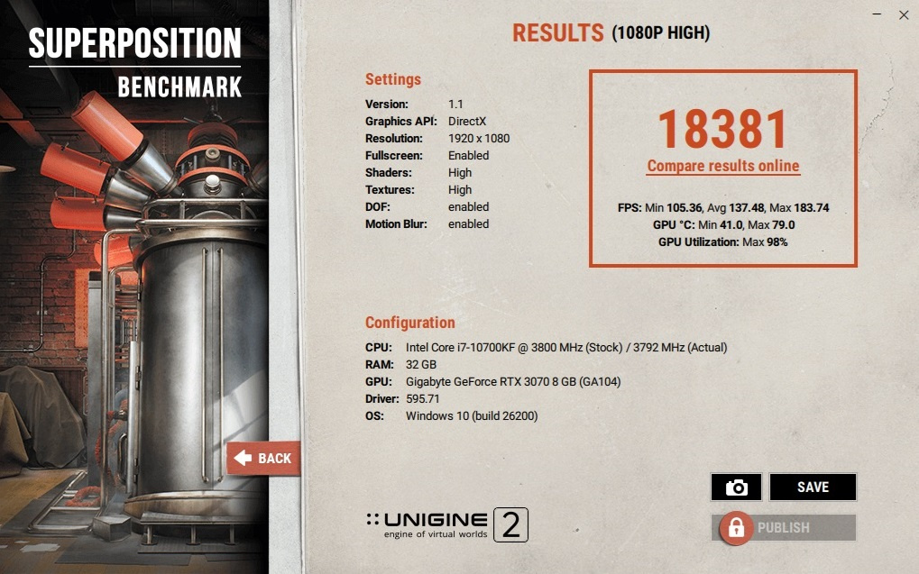 🚀 HERNÍ PC INTEL i7-10700KF, 32GB RAM, RTX 3070, SSD 🚀 - 8