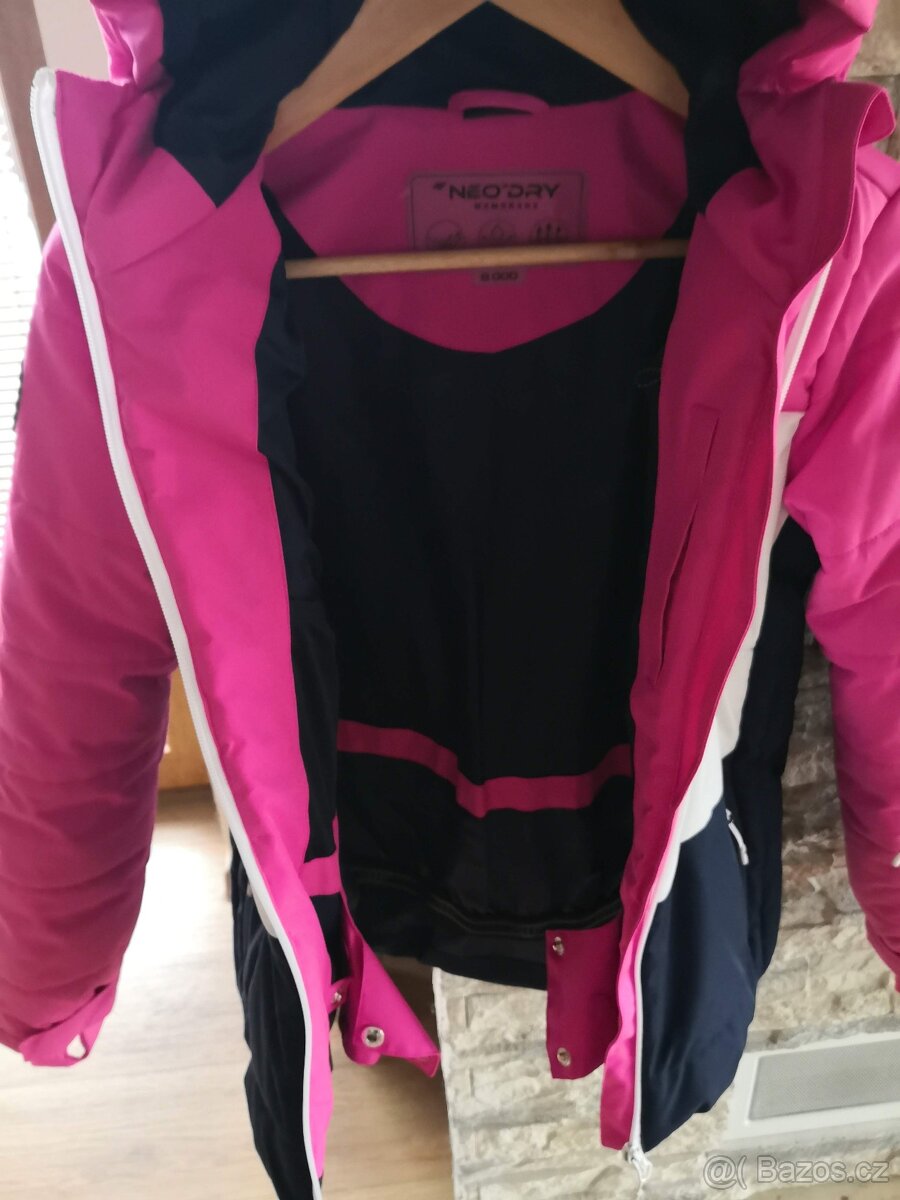 Zimní značková lyžařská bunda zn. 4F - vel. 152 - téměř nová - 8