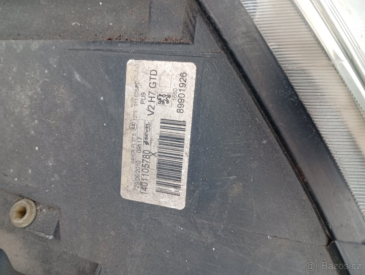 PEUGEOT 807 RV 2012 PŘEDNÍ NÁRAZNÍK A SVĚTLA NA FACELIFT - 8