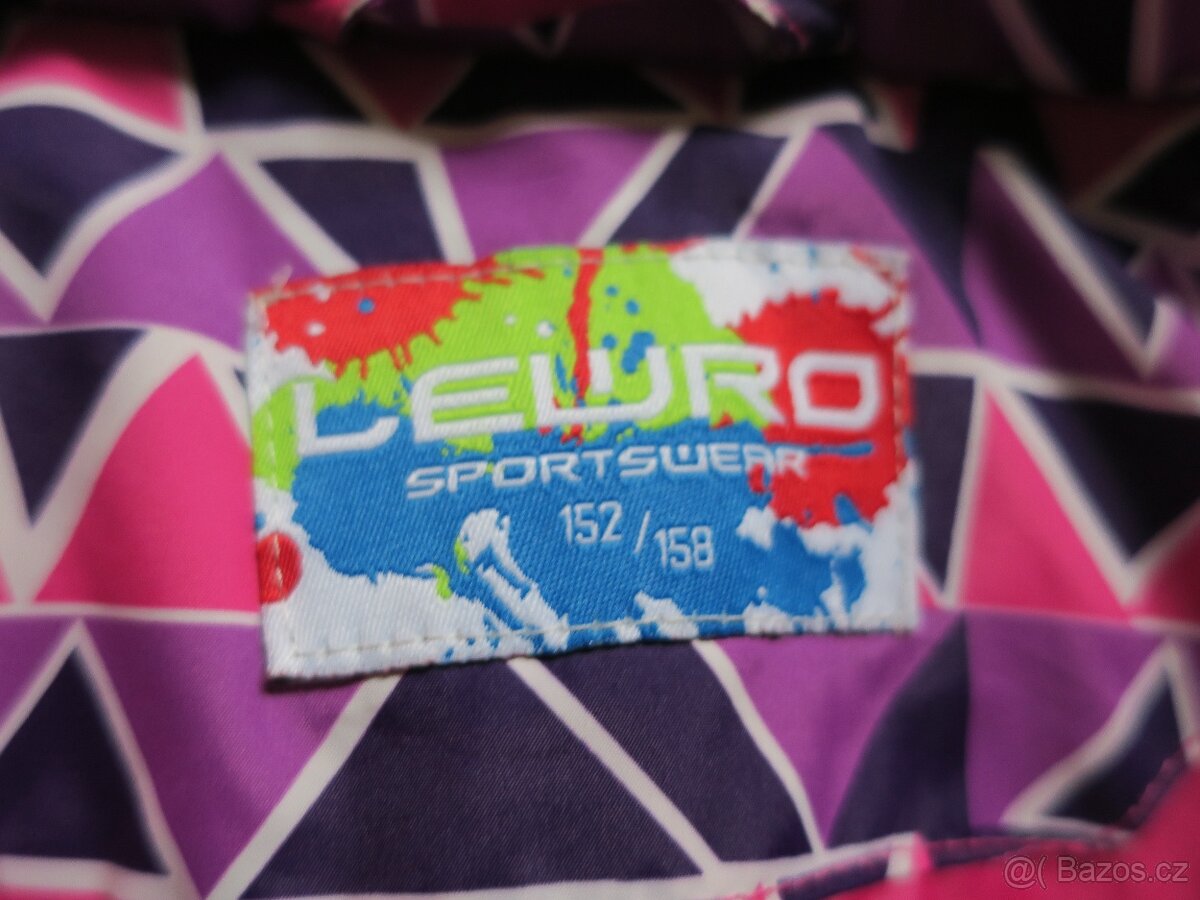 Zimní dívčí bunda zn. Lewro vel. 152-158 - 8