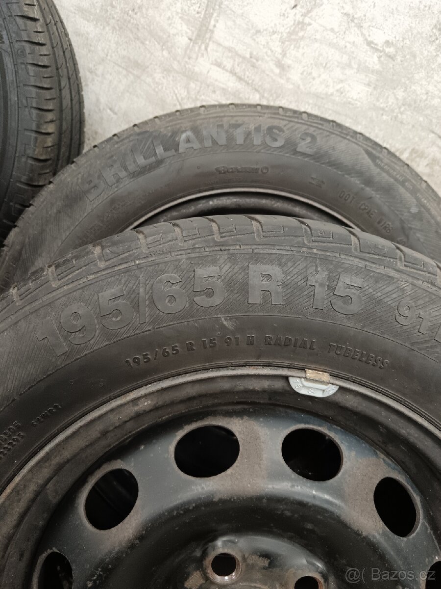 Letní sada 195/65r15 seat vw - 8