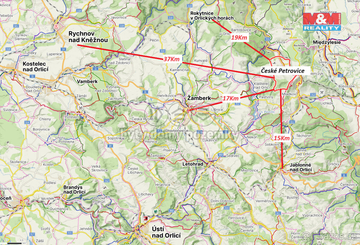 Prodej pozemku k bydlení v Českých Petrovicích, 3216m² - 8