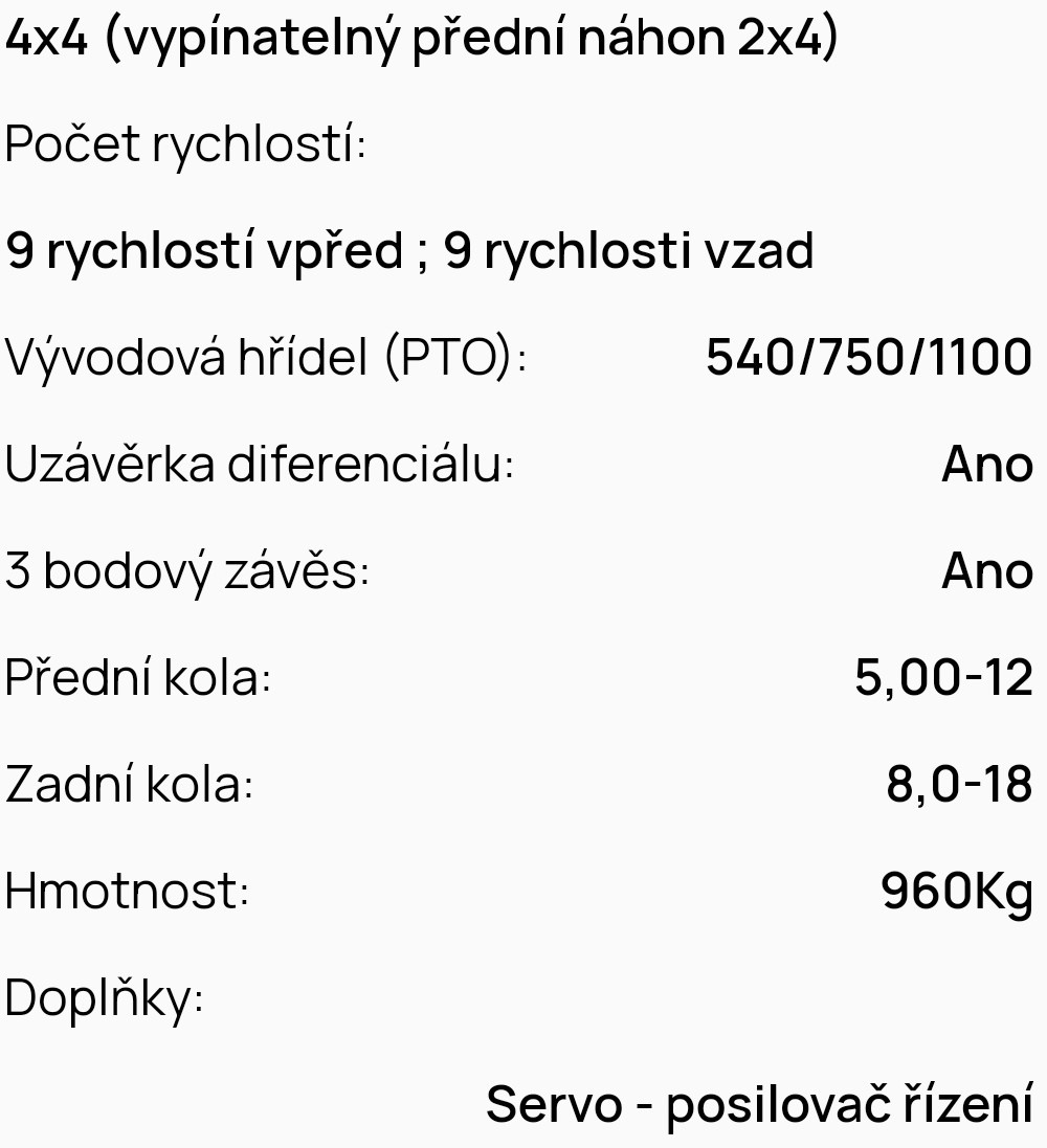 Malotraktor ISEKI TM 18 F s čelním nakladačem - 8