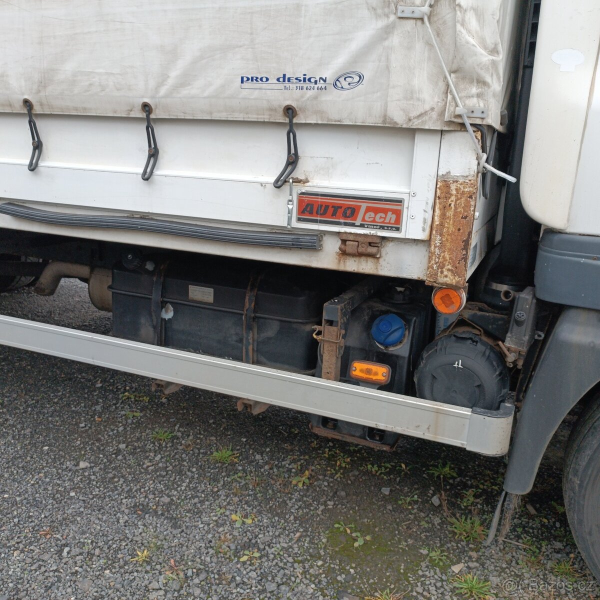 Avia D120 Cummins valník+plachta+čelo 2009 12tun - 8