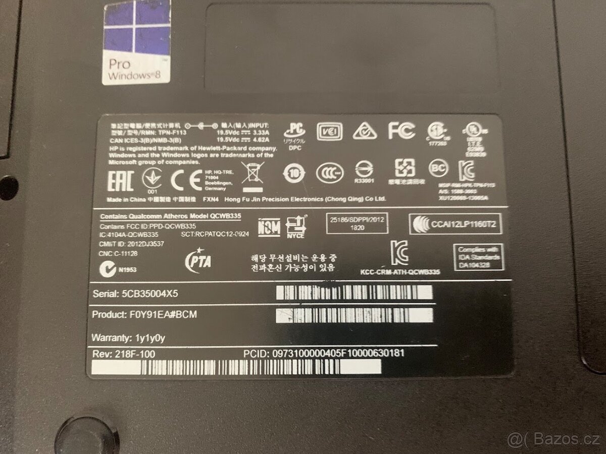 Notebook HP 250, i3, RAM 4 GB, HDD 500 GB, baterka ok - 8