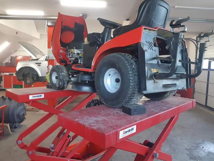 Zapuštěný nůžkový zvedák, 3,5t - 8