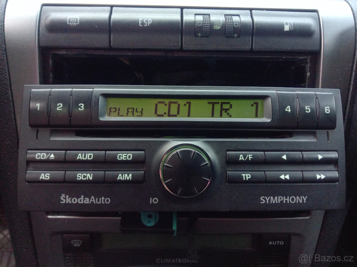 Škoda Fabia 1 Symphony CD autorádio - 8