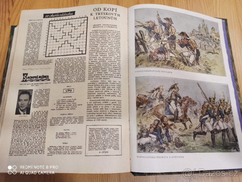 Vázané Knihy- časopis Československý Voják 1956 a 1957 kniha - 8