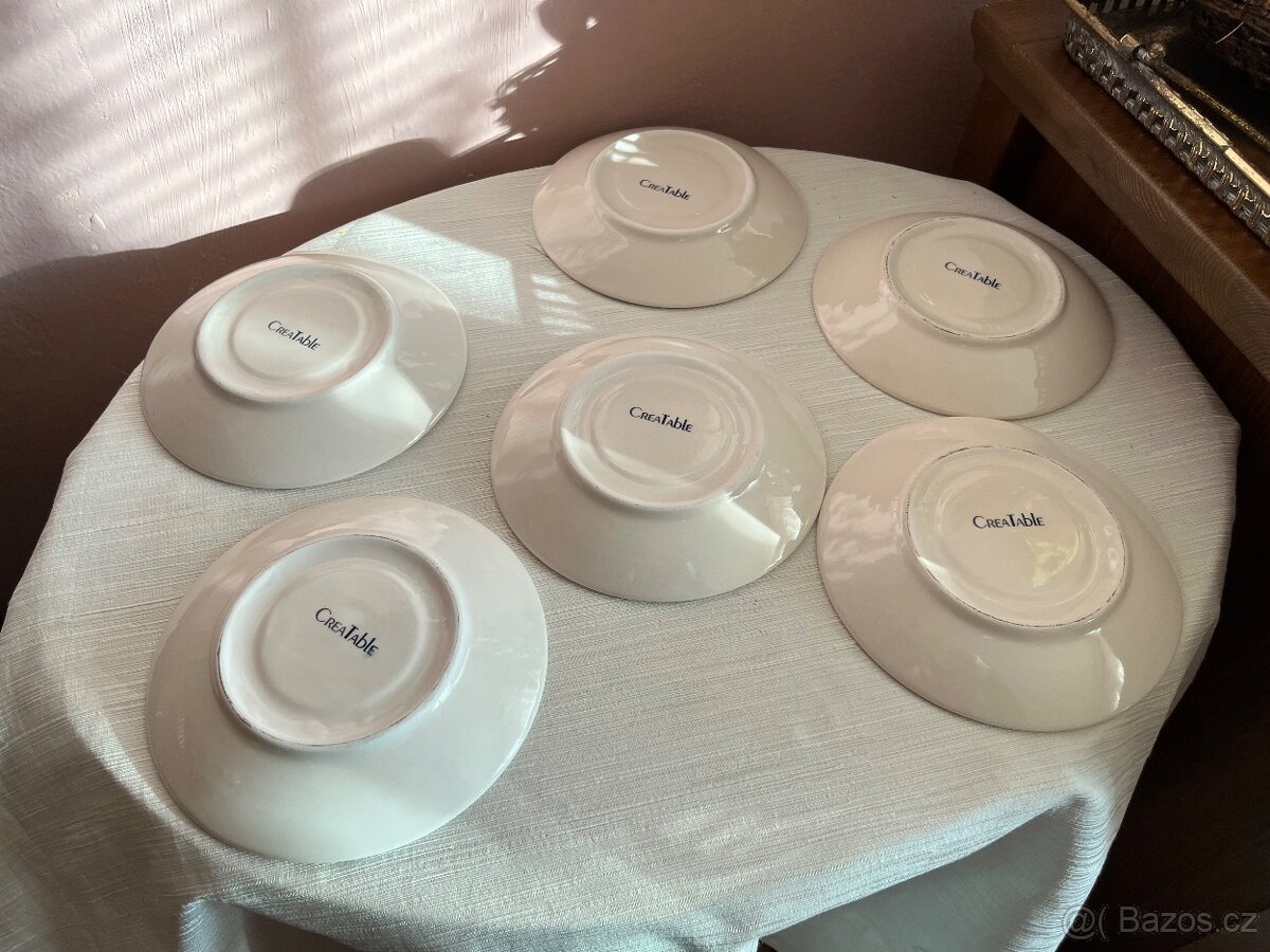 Kávová / čajová sada 6 ks hrníčků s podšálky NOVÁ - 8